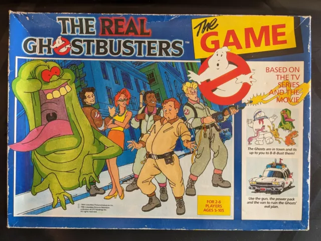 The Real Ghostbusters - The Game Board Game 1989 Vintage.