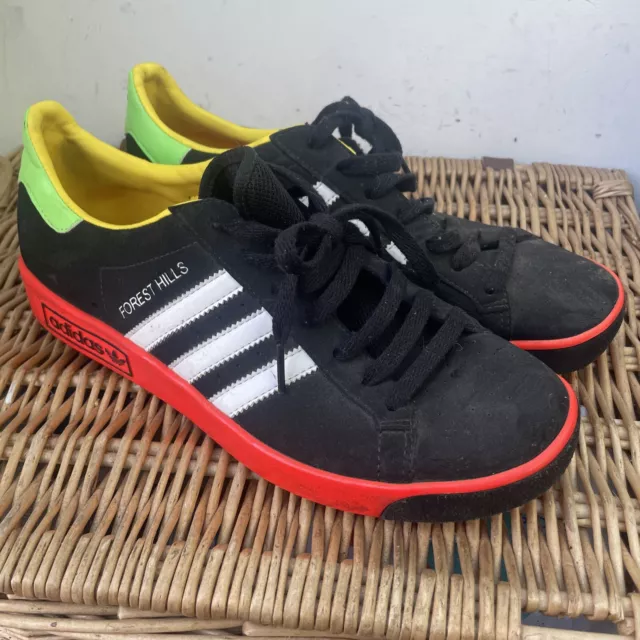 Adidas forest hills best sale black and orange