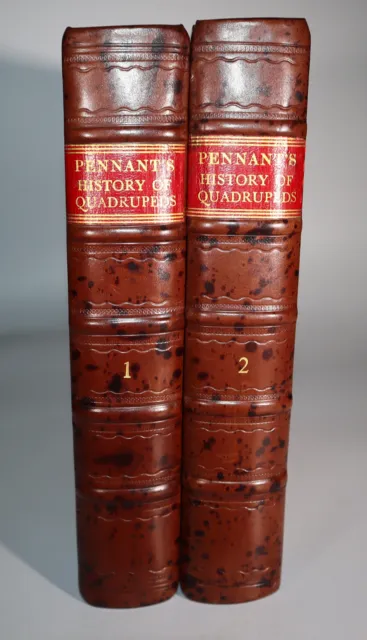 1793 History of Quadrupeds by Thomas Pennant 3rd Ed 113 Engraved Plates Complete
