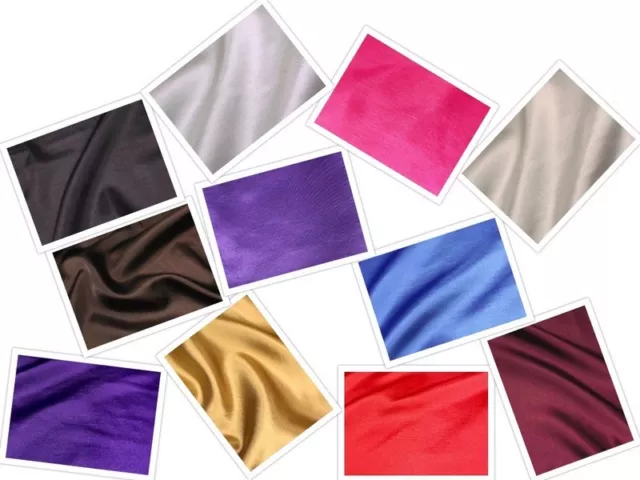 Shantung Satin Faux Silk Dupioni 60" Wide Fabric  By The Yard