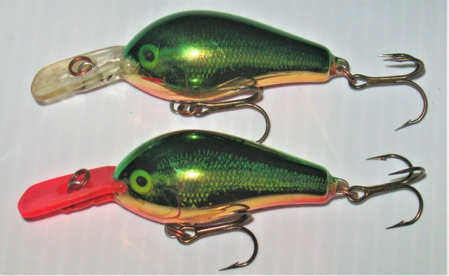 RAPALA FAT RAP FR-5 FR5 Crankbait Lure HTF Silver Blue Org Belly