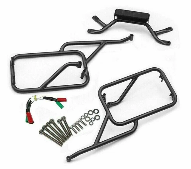 ROYAL ENFIELD HIMALAYAN & Scram Black Pannier Pairs & Silver Pannier