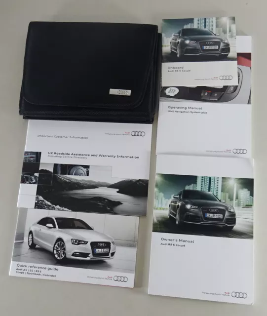 Owner's Manual / Manuel + Portefeuille Audi Rs 5 Coupé A Partir De 11/2014