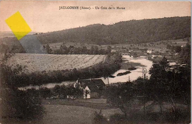 CPA - 02 - MARNE - JAULGONNE  - un coin de la marne (JP2163)
