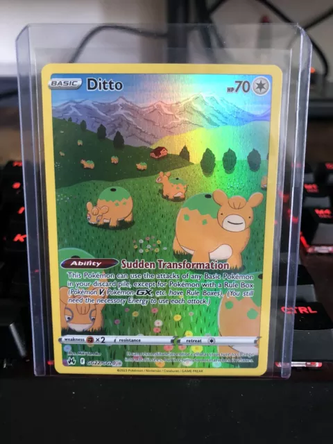 Ditto GG22/GG70 Crown Zenith Full Art Pokémon Pokemon Card English NM