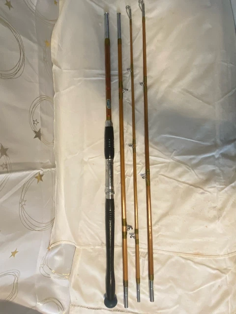 CANNE À PECHE à la Mouche Ancienne en Bambou Refendu Marque Wyers et sa Housse EUR 123,00 - FR