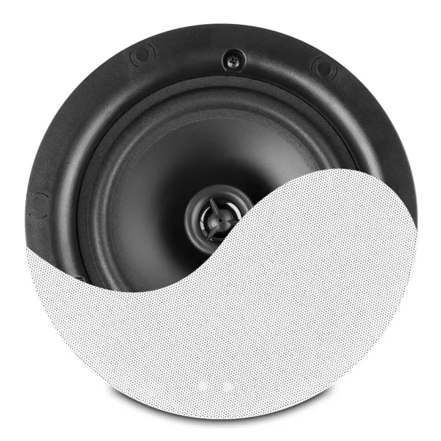 2-Zone Commercial Ceiling Speaker System - 6 x 8" Speakers 3