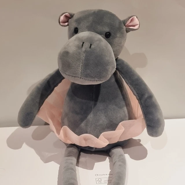 NEW JELLYCAT DANCING Darcey Hippo Soft Toy Medium retired 2022 darcy