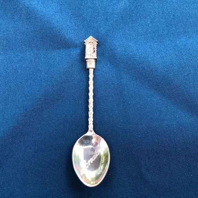 VTG Silver Plate London Miniature Collectable Spoon by Squire Gt. Britain