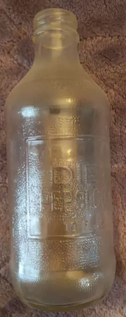 Vintage Rare Empty 10 Fl Oz Glass Diet Pepsi-Cola “Not To Be Refilled” Bottle