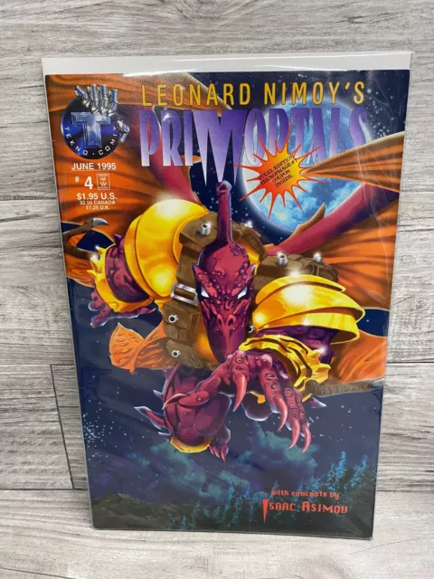 Tekno Comix Leonard Nimoy's Primortals #4 Modern Age June 1995 Comic Book