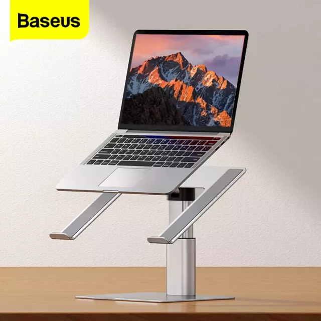 Baseus Laptop Stand Adjustable Aluminum Laptop Riser Portable Notebook PC Stand 2