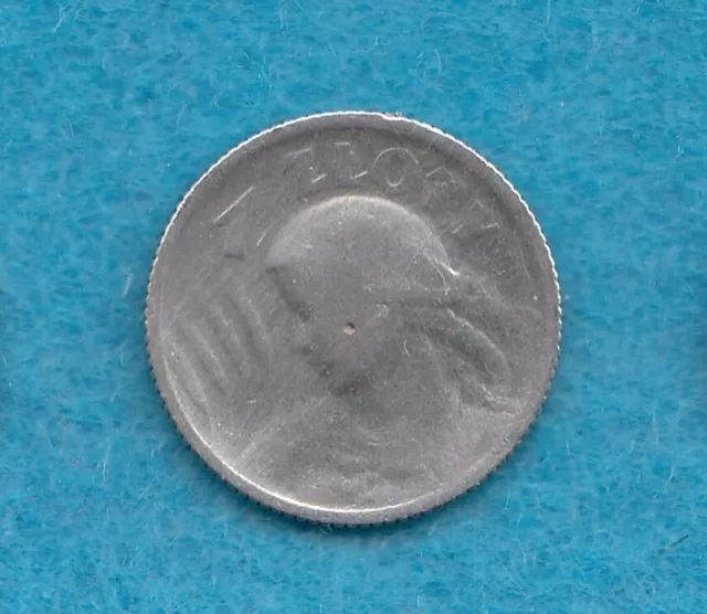 Polen -  1 Zloty 1924 - selten
