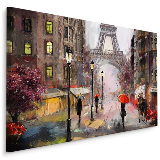 CANVAS Leinwand Bilder XXL Wandbilder Kunstdruck Paris Stadt Eiffelturm 249