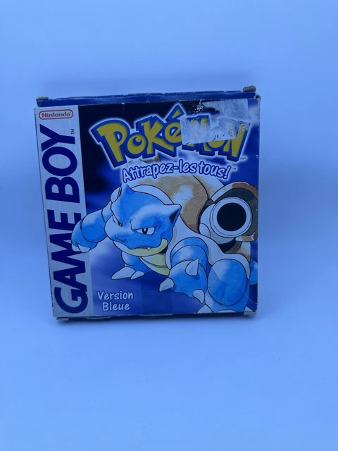 Pokemon Version Bleu Game boy AUTHENTIQUE PILE NEUVE