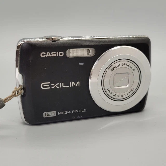 Casio Exilim EX-Z35 12.1MP Compact Digital Camera Black Tested