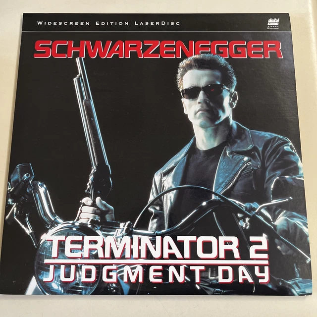 1991 Terminator 2 Judgment Day Widescreen 2 Laserdisc LD Arnold Schwarzenegger