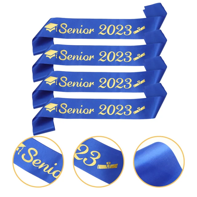 4 pz tracolla laurea fascia studente senior 2023 classe decorazioni