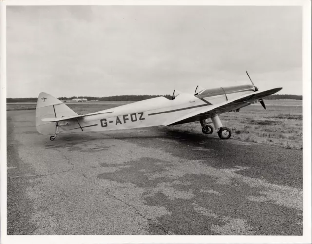 De Havilland Moth Minor G-Afoz Large Vintage Original Tony Leigh Photo 2