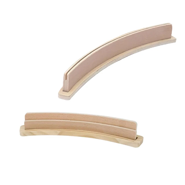 Wonnell Lot De 20 Porte-Cartes En Bois De Hêtre - Supports Photos, Menus Et Marque-Places Stables
