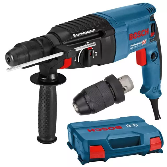 Bosch Bohrhammer GBH 2-26 F Professional mit Wechselfuttersystem, Koffer