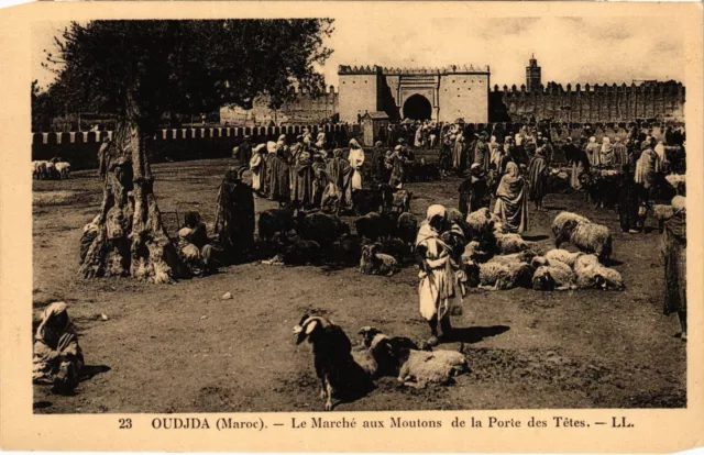 CPA AK MAROC OUJDA Le Marche aux Moutons de la Porte des Tetes (1359344)