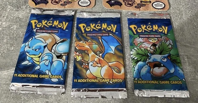 Pokemon Base Set Booster Pack -  Artset  - New & Sealed Wotc 1999