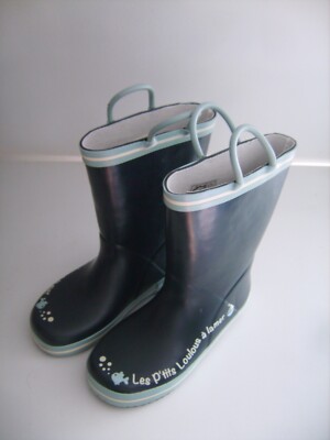 26 27  ***CATIMINI*** Catimini bottes caoutchouc fille ou garçon ~  pointure 25 
