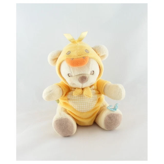 Doudou nature bearries ours déguisé en canard jaune FISHER PRICE 21 cm - 11413