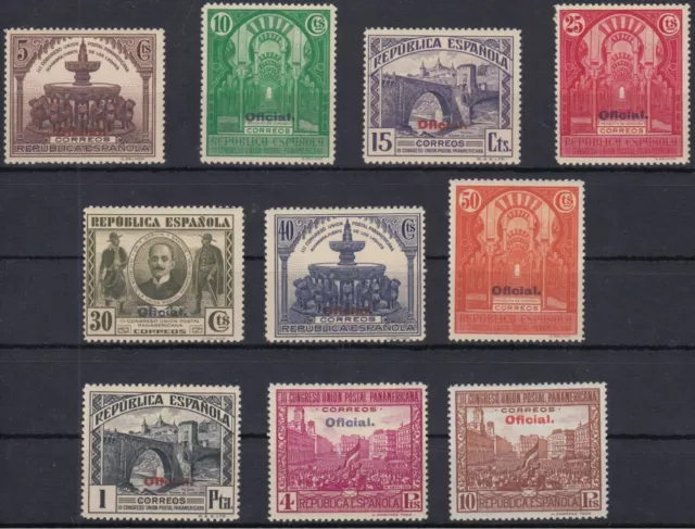 Serie Union Postal Panamericana ** 620/629 - Año 1931 - Mnh - Lujo