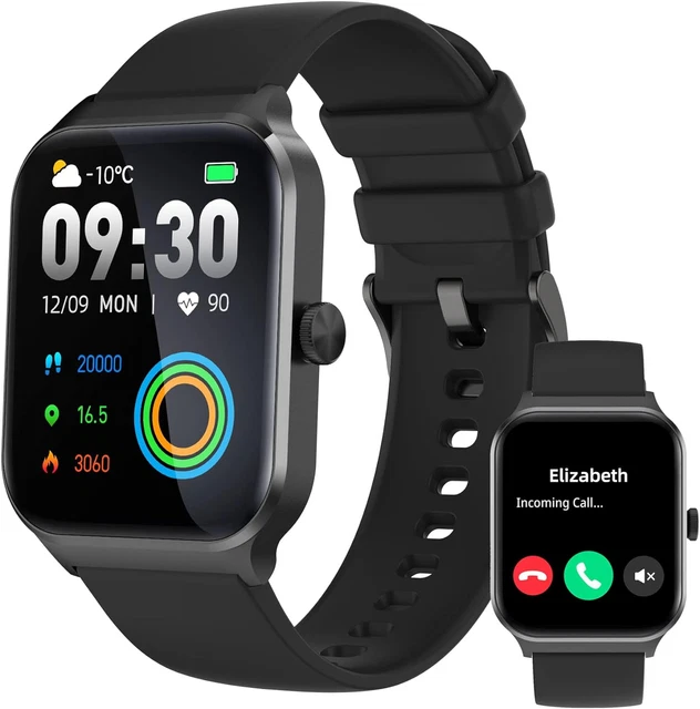 Inteligente Reloj de Mujer Hombre para Android e iOS con IP68 Waterproof 110 Dep
