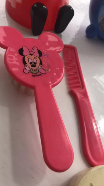 Baby Bundle: Minnie Mouse Brush/Comb,Door Sign