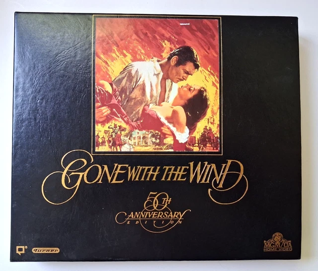 GONE WITH THE Wind 50th Anniversary VHS Boxed Set with certificate