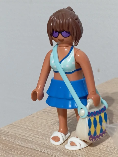 PLAYMOBIL Ragazza Moderna Con Borsa Da Spiaggia | Personaggio Usato 25/11/20