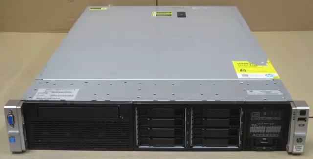 Servidor en rack HP Proliant DL380p Gen8 2 x Xeon TEN-Core E5-2690v2 3,00 GHz 256 GB G8