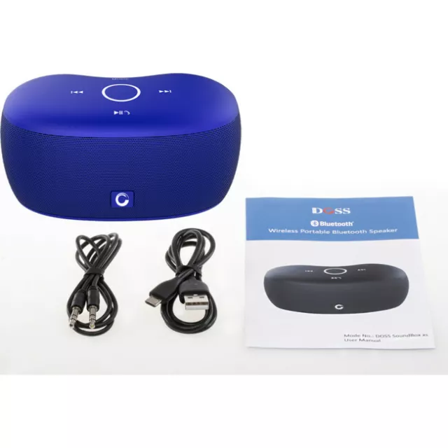 Portable Soundbox Xs Bluetooth Speaker Bluetooth Bt4.0 Blue 3