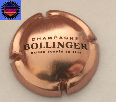 Capsule de Champagne BOLLINGER Rosé et Noir Non Référencée !!!!! 