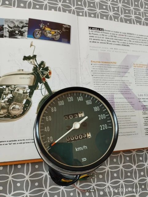 Câble Compteur Origine Honda CB 750 1991-2003 - Longueur 930mm - Remplacement Direct