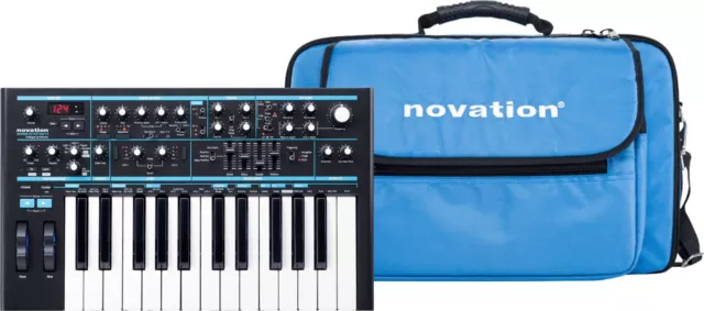 Novation Bass Station II Mono-Synthesizer Set 25 Tasten MIDI Gigbag Tasche Bag