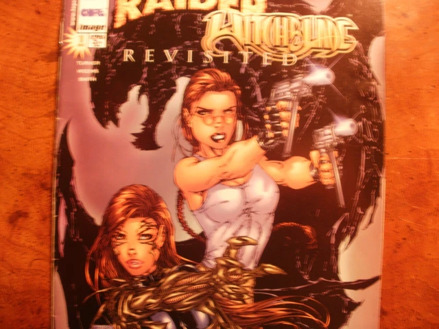 FN- TOP COW EIDOS CORE IMAGE Comic: TOMB RAIDER WITCHBLADE REVISITED #1 (1998)