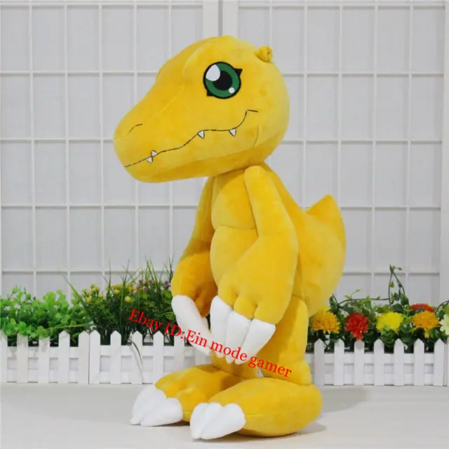 Digimon Adventure Agumon Greymon Plush Doll Stuffed Toys Dinosaur Pillow 50cm