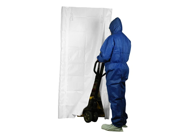 enviro Reißverschlusstür aus PVC-Plane - 150 x 220 cm - Staubschutztür
