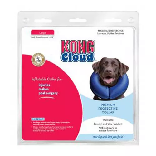 Kong Inflatable E-Collar Blue, 1 Each/Large By Kong