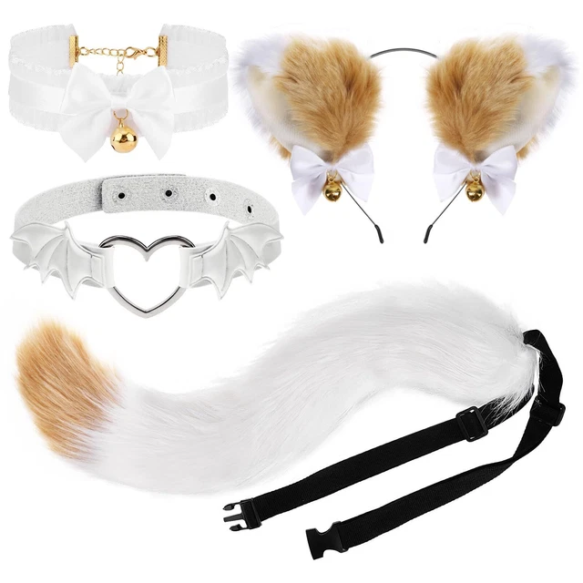 Fascia Per Capelli Con Orecchie Di Animale – Pelliccia Sintetica E Metallo – Cosplay