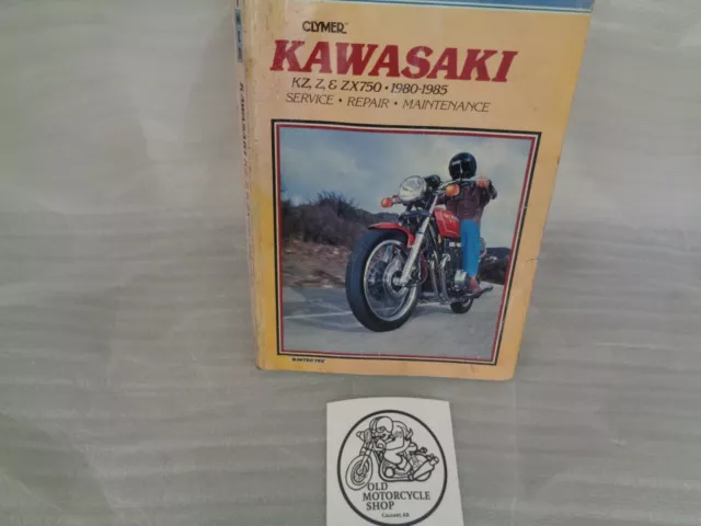 1980-1985  Kawasaki Kz  Z Zx750Cc Clymer Service Repair Maintenance Manual