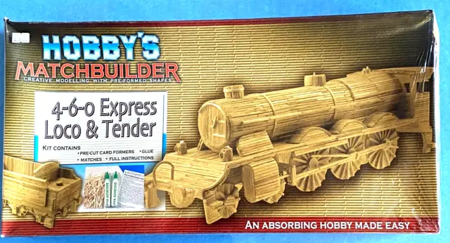 Hobby's - Matchbuilder - Matchstick Kit - 4-6-0 Express And Tender