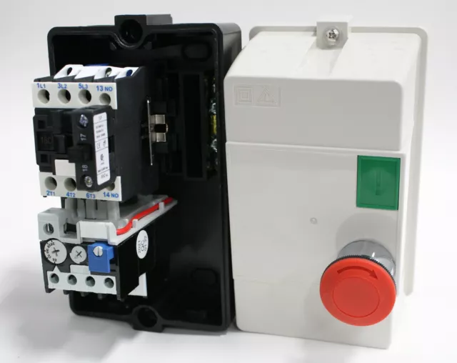 15HP 575V 3PH NHD Enclosed Motor Starter START E-STOP 17-21A Overload 575V Coil