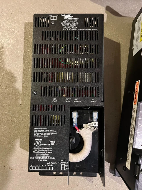 Rauland Responder Model 351003 LFCSS85-1004-RB Power Supply