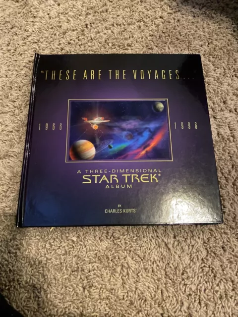 Vintage Star Trek Pop-Up Book- These Are the Voyages 1966-1996 (1996, Hardcover)
