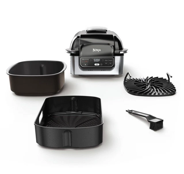 NINJA FOODI 5IN1 Indoor Grill with Air Fry Crisper NEW AG301 160.